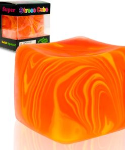 Slow Rising Stress Cube . Dough Stress Balls Soft Fidget Squishy Toys for Anxiety Relief. Pull Stretch Classroom Prize Party Favors Toys for Kids