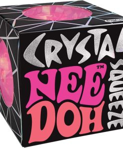 Schylling NeeDoh Crystal - Sensory Squeeze Toy - Shimmering Liquid Filling - 2.25″ Wide - Color May Vary (Pack of 1)
