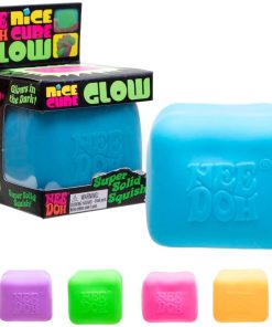 NeeDoh Nice Cube Glow ?C Glows in the Dark ?C Assorted