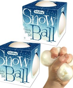 NeeDoh Snow Ball Stress Balls ?C Crunchy & Squishy ?C 2 Pack